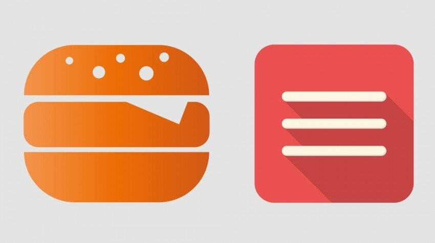 Hamburgerowe menu - w świecie webdesignu
